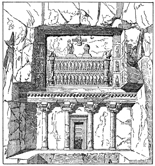 Ancient Persia - Rock Cut Tomb of Darius I Near Persepolis