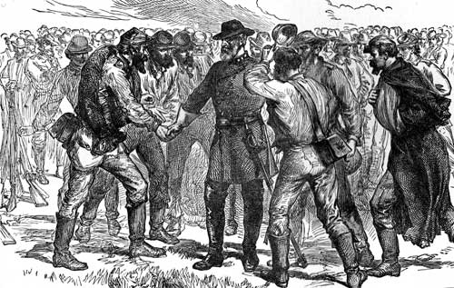 Civil War Battlefields - General Lee Taking Leave of his Soldiers