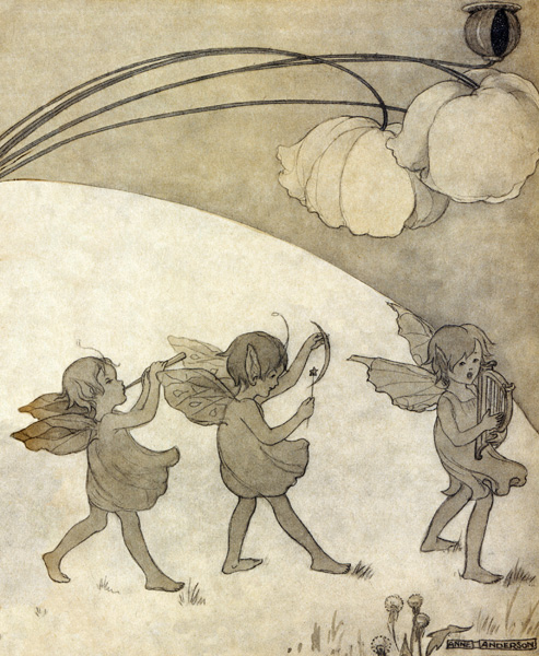 Drawings of Children - Image 6 :: Tiny Fairies on Parade