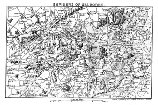 Map of Selborne