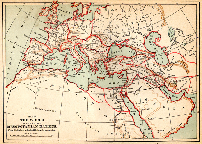 Mesopotamia - Map of Mesopotamia