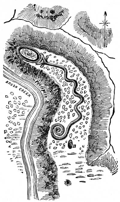 Mound Builders - Great Serpent Mound in Adams County, Ohio