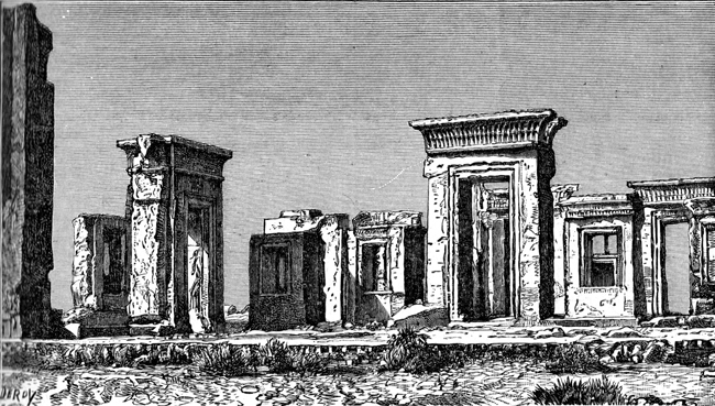 Persian Empire - Ruins of the Palace of Darius at Persepolis