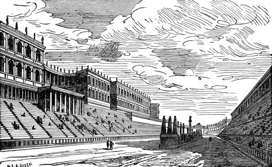 Pictures of Rome - Circus Maximus, Restored