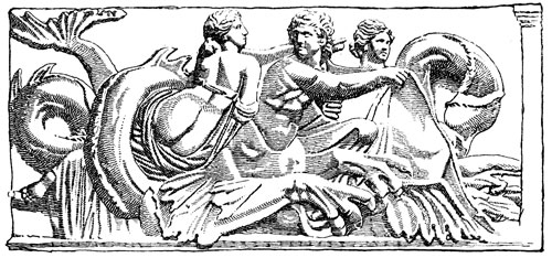 Roman Mythology - Nereids and Sea Beasts