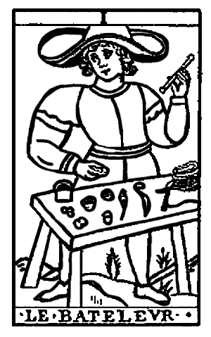 Tarot Cards - Le Bateleur (The Mountebank, The Juggler, The Magician)