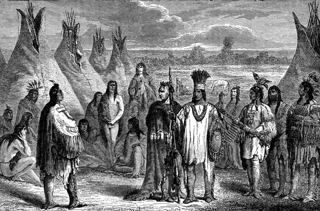 Tipis - Creek Indians