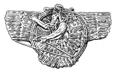 Assyria - Emblem of Ashur, Supreme Diety of Assyria