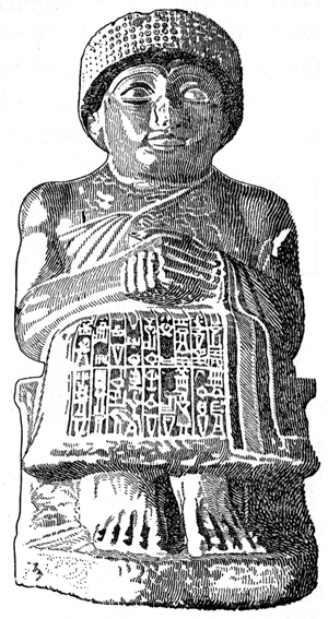 Babylon - Dorite Seated Statue of Gudea