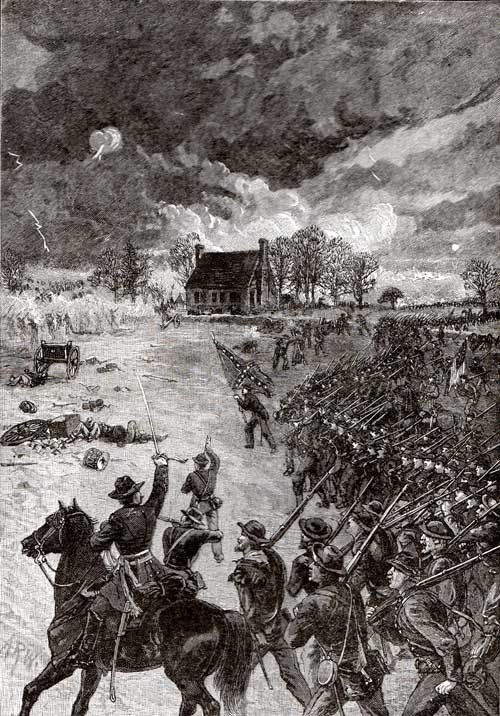 Civil War Battlefields - Battle of Chancellorsville, Virginia - Jackson's Charge