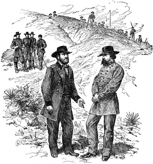 Civil War Battles - Grant and Pemberton - Capitulation of Vicksburg