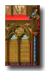 Medieval Art - Travee de la Sainte-Chapelle de Paris