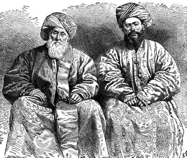 Persian Clothing - Usbek and Tajik Men