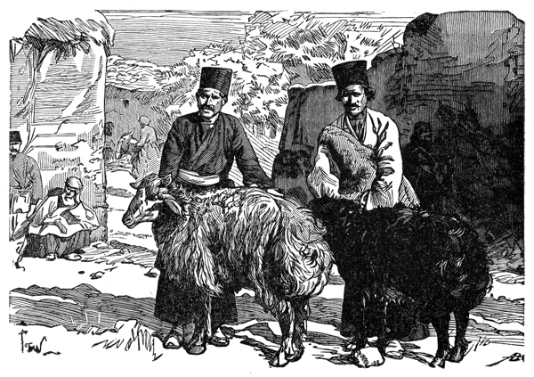 Persians - Man with Mountain Sheep of Kerout