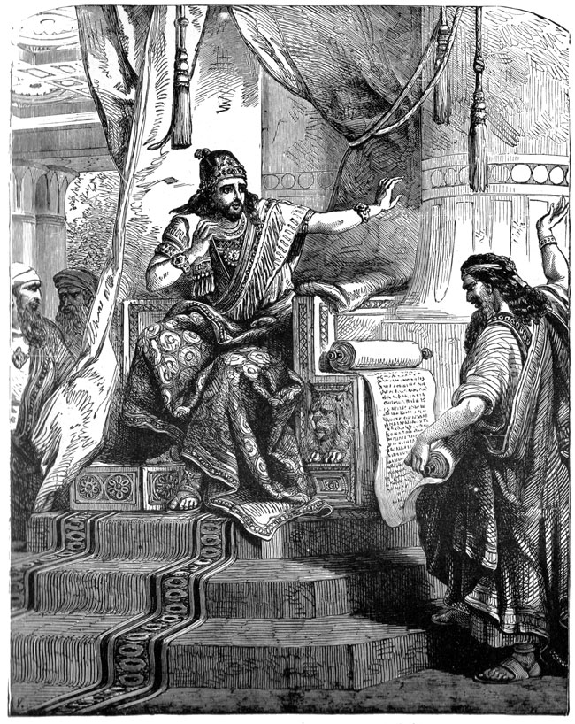 Phoenicians - Priest Denouncing Judgments to the King
