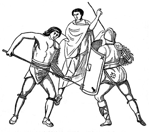 Roman Gladiators - Gladiators in Combat