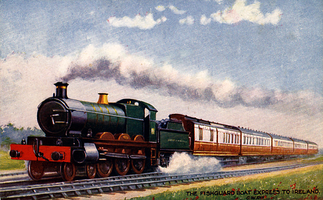 Steam Trains - The Fishguard Boat Express to Ireland