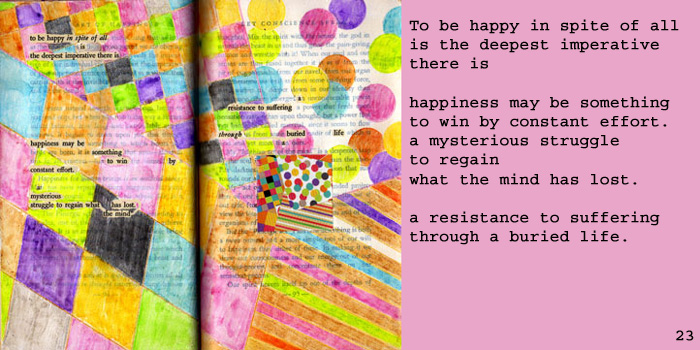 Altered Book Journal ~ The Art of Happiness