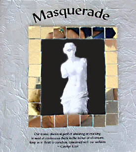 Gesso Altered Book ~ Masquerade