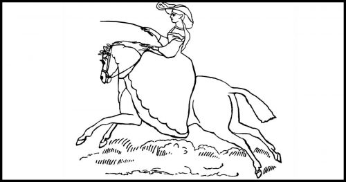 Horse Coloring Sheets - Karen's Whimsy