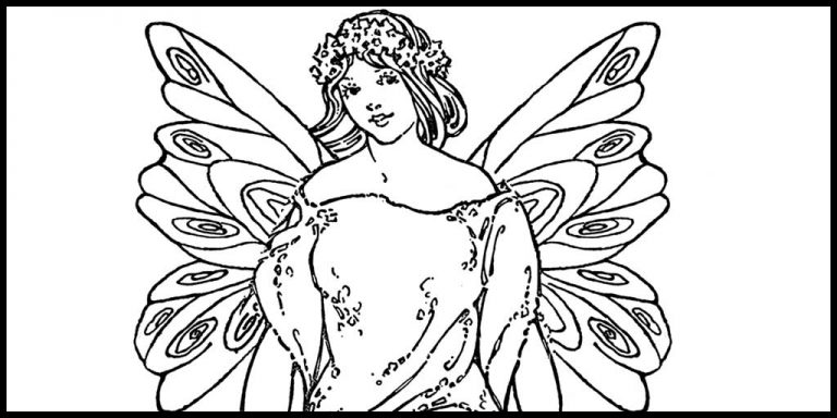 Free Coloring Pages of Fairies ~ Karen's Whimsy