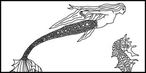 Mermaid Coloring Pages