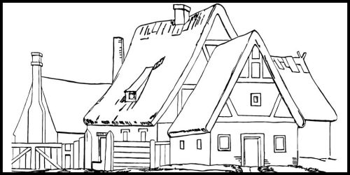 House Coloring Pages ~ Karen's Whimsy
