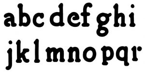 Alphabet Bubble Letters