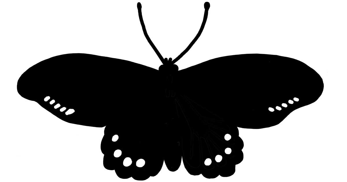 Butterfly Silhouettes - Karen's Whimsy