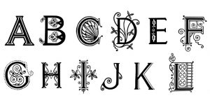 Fancy Alphabet Letters