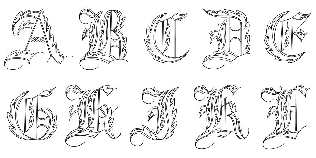fancy letters of the alphabet