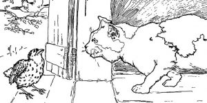 Kitten Coloring Pages
