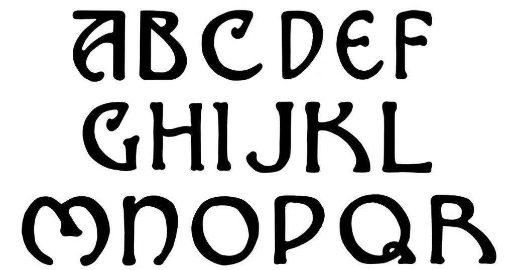Letters of Alphabet
