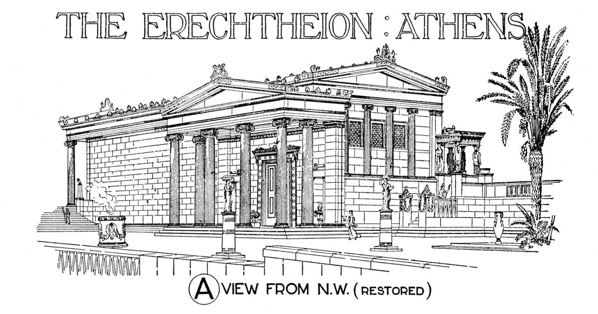 Ancient Greek Architecture Drawings