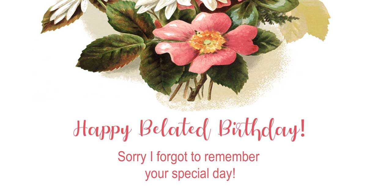 Happy Belated Birthday - Karen's Whimsy