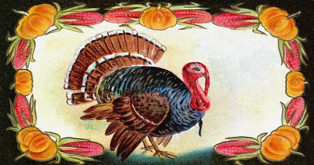 Clip Art of Thanksgiving Turkey