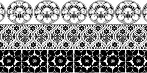 Flower Borders Clipart