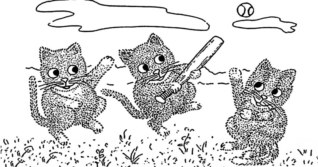 Cartoon Drawings Of Cats