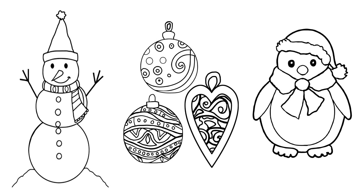 Free Christmas Coloring Pages - Karen's Whimsy