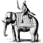 Hindu God Pictures 3 - Indra on Elephant