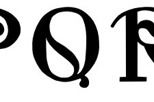 Printable Alphabets 6 - Letters P Q R