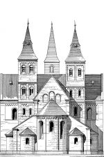 Drawings of Churches 3 - St. Vitus's Basilica