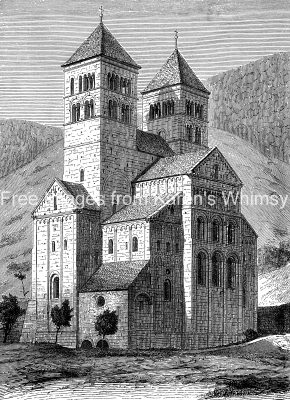 Drawings of Churches 7 - Church of St. Leodegar