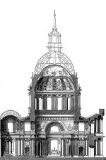 Church Clip Art 13 - Invalides Dome in Paris