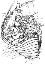 Christian Clipart 13 - Jesus at Sea