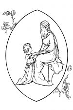 Christian Clipart 5 - Jesus with Mary