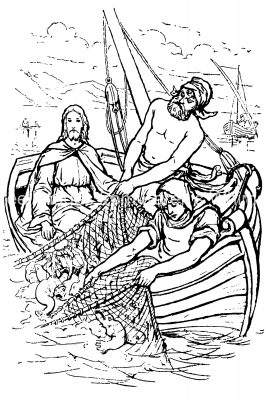 Christian Clipart 10 - Letting Down Nets