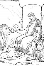 Bible Pictures 20 - Daniel with the Lions