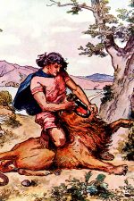 Bible Pictures 7 - Samson and the Lion