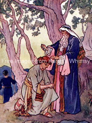 Bible Pictures 11 - Saul Anointed King
